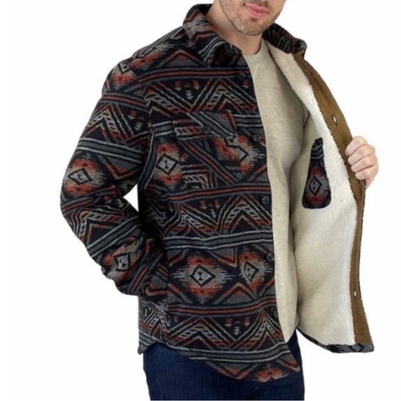 NWT Jachs  New York Wool Blend Jacket Aztec Print Size S - Picture 5 of 13